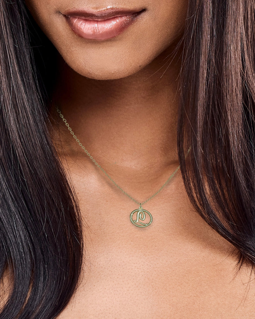 Legacy Loop Initial Necklace