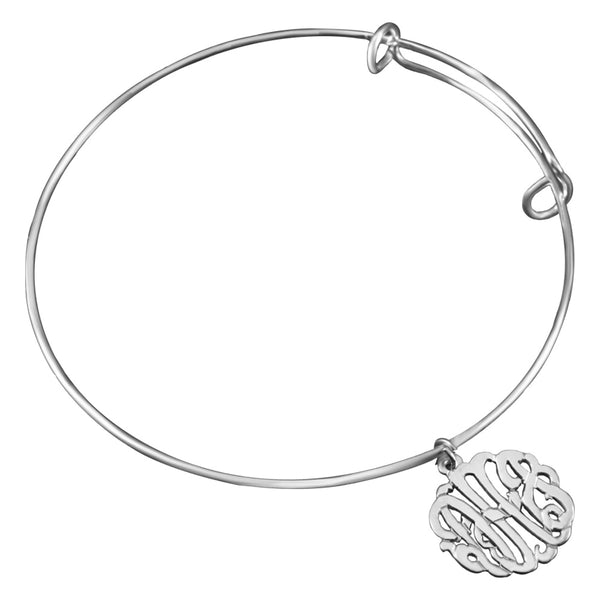 Adjustable Monogram Bangle Bracelet – HanaLaura