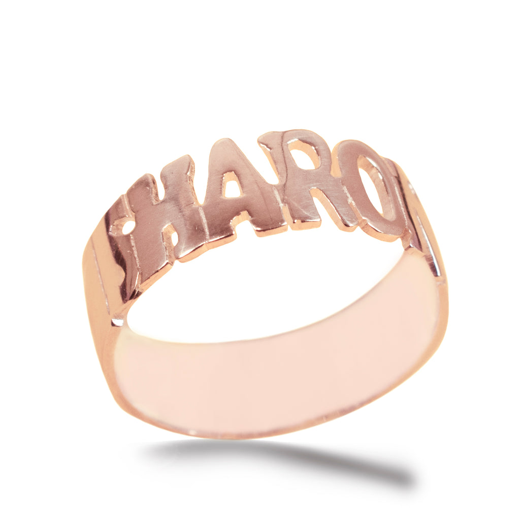 Personalized Engraved Monogram Ring – HanaLaura