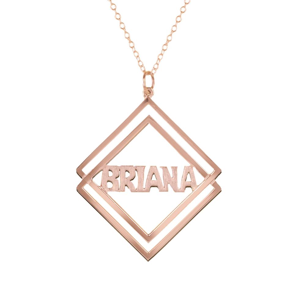 14K rose_gold plated sterling silver-social-society-block-name-necklace
