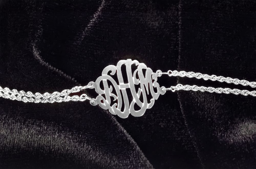 Adjustable Monogram Bangle Bracelet – HanaLaura